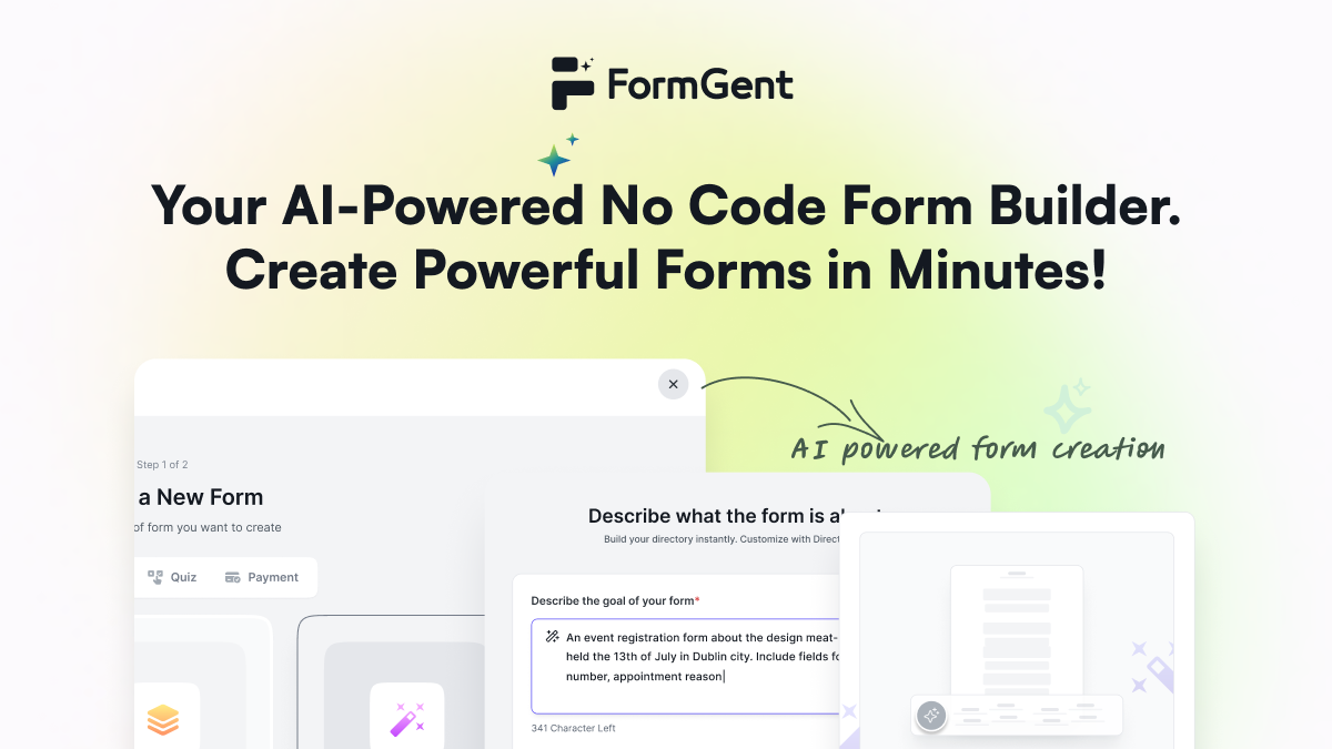 FormGent Pro v0.5.0 – WordPress AI 表单生成器