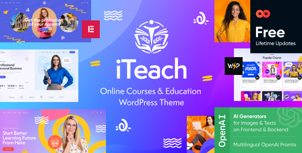 iTeach v1.0 – 在线课程和教育 WordPress 主题