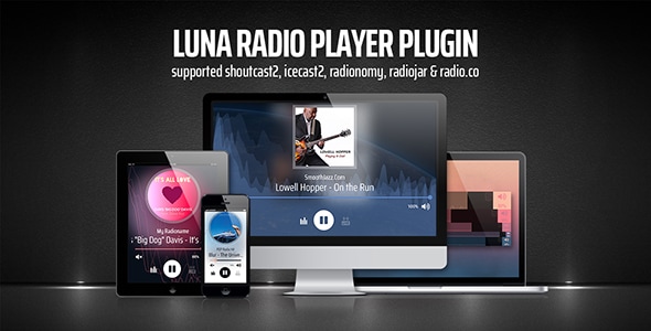 Luna Web Radio Player Plugin v6.25.01.08