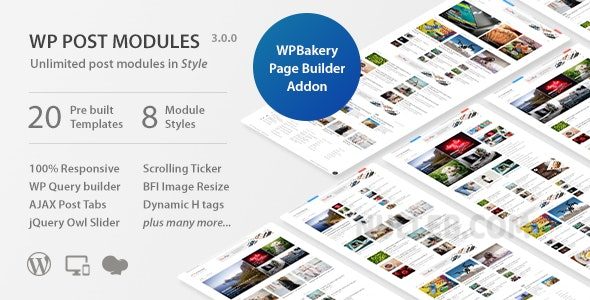 WP Post Modules for NewsPaper and Magazine Layouts v3.5.0