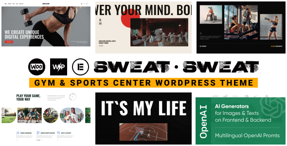 Sweat v1.0 – Gym & Sports Center WordPress Theme