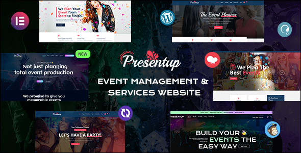 Presentup v5.6 – 活动策划与庆典管理 WordPress 主题