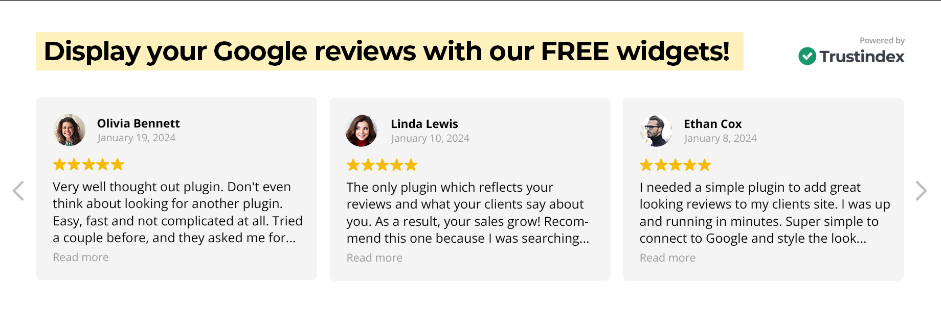 Widgets for Google Reviews (Unlimited Downloads) v12.6