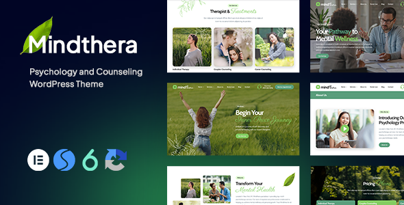 Mindthera v1.0.5 – Psychology and Counseling WordPress Theme