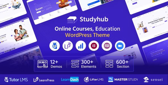 Studyhub v1.1.3 – Education WordPress Theme