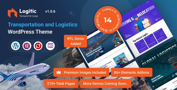 Logitic v1.0.6 – 运输与物流 WordPress 主题