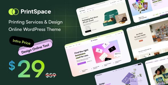 PrintSpace v1.3.4 – 印刷服务和设计在线 WooCommerce WordPress 主题